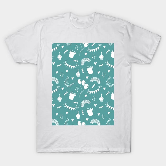 birthday pattern T-Shirt by DanielK